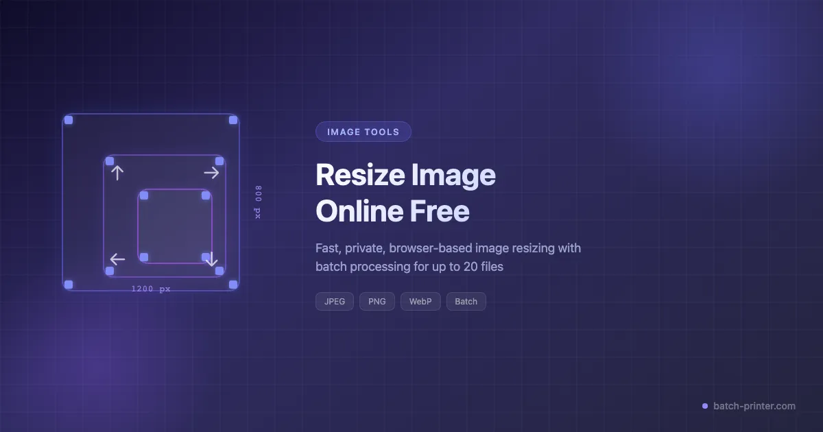 Resize Image Online Free: Fast, Private, No Sign-Up